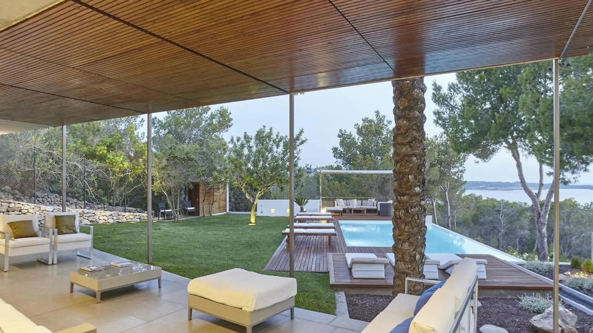 Luxury Villa With Sea And Sunsets Views San José İspanya