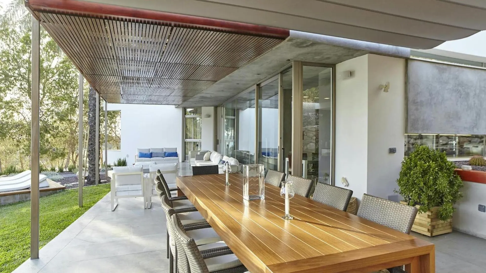 Luxury Villa With Sea And Sunsets Views San José İspanya